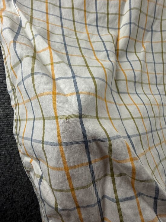 Paul & Shark Blue Yellow Check XL Short Sleeve Button-Down Nautical Pocket Men - Picture 13 of 13